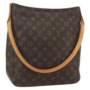LOUIS VUITTON Monogram Looping GM Shoulder Bag M51145 LV Auth 156213